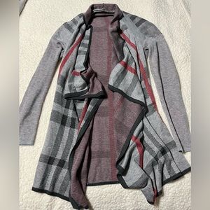 Plaid Cardigan